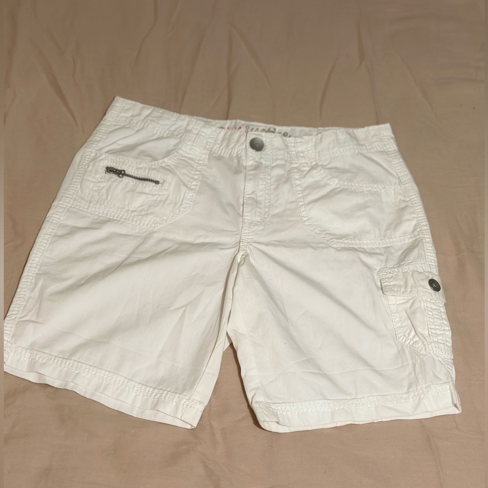 Justice- Bermuda Shorts- White SIZE 12